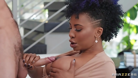 Hawt sweetheart is fucked by a huge cock