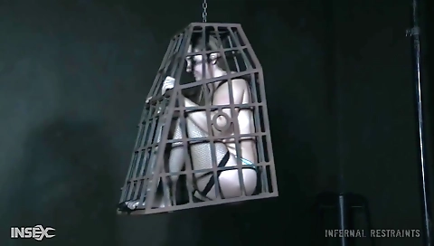 Sexy brunette hair shows off her huge dick