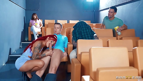 Sexy brunette hair with perfect body