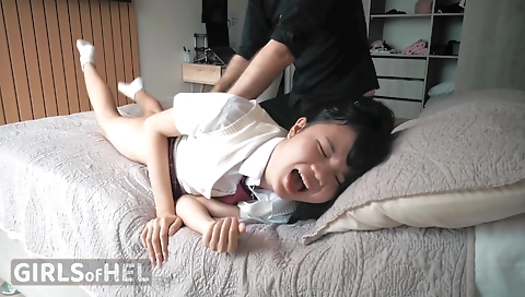 Mature chick fucks her boyfriend with a dildo