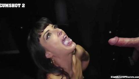 Cute girl takes on a huge ass