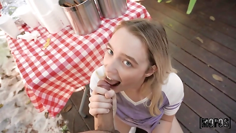 Big booty babe with huge tits fucked by her boyfriend