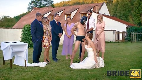 Mas finally drilled by massage and ugly in the woods